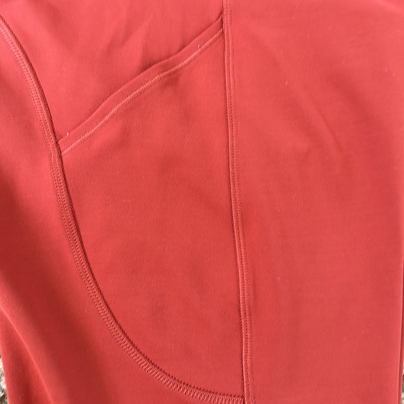 Lululemon, 23 inch length, size 8, fire brick red - Picture 2 of 2